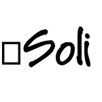 SoliPx-Bold