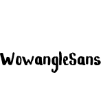 Wowangle Sans