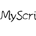 MyScriptFont