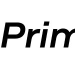 PrimeraMediumItalic