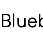 Blueberry Sans