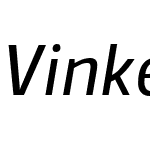 VinkelW03-RegularItalic