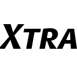 XtraSansSCW00-HeavyItalic