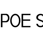 POE Sans Pro Condensed