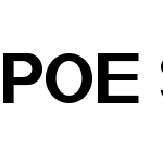 POE Sans Pro Expanded