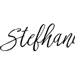 Stefhanie Typeface