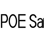 POE Sans Pro Ultra-Condensed