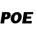 POE Sans Pro Expanded