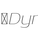 DynastyOT-ThinItalic