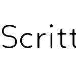 Scritto Sans Light Round