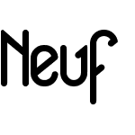 Neuf Black Rounded