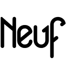 Neuf Black Rounded