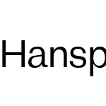 Hansplatz Grotesk