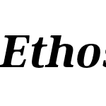 Ethos Heavy Italic