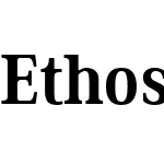 Ethos Condensed Bold