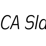 CA Slalom Condensed