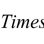 TimesNewRomanItalic