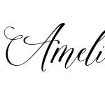 Amelia Script Fine Version