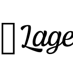 Lager-Regular