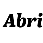AbrilTitlingNarEb-Italic