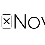 ☞Novecento sans wide Book