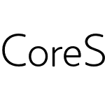 Core Sans BR 25 Light