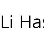 Li Hasan Rongdhonu Unicode