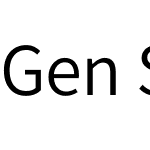 Gen Shin Gothic