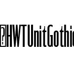 HWTUnitGothic-722