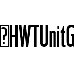 HWTUnitGothic-721