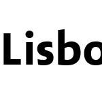 LisboaSansProExtraBoldW01