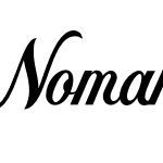 Nomah Script Bold