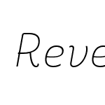 ReverieLightItalic