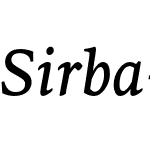 Sirba-Italic