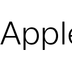 AppleSDGothicNeo