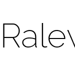 Raleway Thin