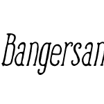 Bangers and Mash Italic