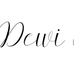 Dewi Script