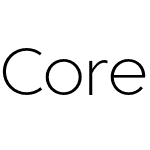 Core Sans C 25 ExtraLight