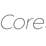 Core Sans C 15 Thin