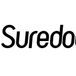 Suredog Bold Italic