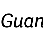 GuanabaraSansW01-BookItalic