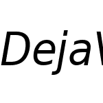 DejaVu Sans Condensed