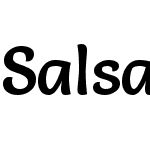 Salsa heart font-JAM