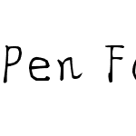 Pen Font