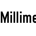 Millimetre Condensed Regular