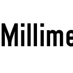 Millimetre Condensed Regular