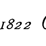 1822GLCCaslonW00SC-Italic