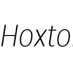 HoxtonNorthW00-ThinItalic