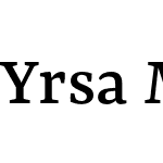 Yrsa Medium